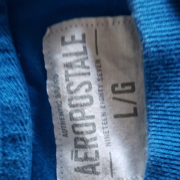 Aeropostale Men’s Blue Graphic Short Sleeve Tee - Picture 4 of 6